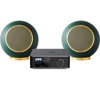 WiiM Amp Ultra Anthracite + Elipson Planet L Performance Vert foncé Gold - Chaînes composées