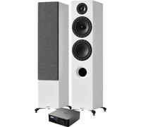 WiiM Amp Ultra Anthracite + Elipson Prestige Facet II 14F Blanc Mat - Chaînes composées