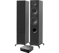 WiiM Amp Ultra Anthracite + Elipson Prestige Facet II 14F Noir Mat - Chaînes composées
