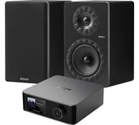 WiiM Amp Ultra Anthracite + Elipson Prestige Facet II 6B Noir Mat - Chaînes composées