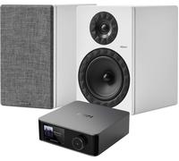 WiiM Amp Ultra Anthracite + Elipson Prestige Facet II 8B Blanc Mat - Chaînes composées