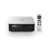 WiiM Amp Ultra avec Voice Remote2 | Amplificateur de Streaming 100W avec DAC ESS ES9039Q2M Dual Amplis TI TPA3255 | Égaliseur RoomFit Intégré & Écran Tactile | Entrées HDMI ARC, Optique, RCA | Argenté