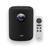 WiiM Sound, Enceinte Intelligente Hi-Res avec WiFi et écran Tactile, Noir
