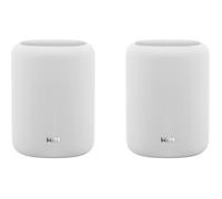WiiM Enceintes sans fil Sound Lite – la paire – Blanc