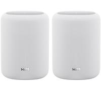 WiiM Enceintes sans fil Sound Lite – la paire – Blanc