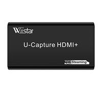 Wiistar Carte de capture de jeu HDMI 1080p HDMI vers USB 3.0 Type C Live Video Capture Jeu Capture enregistrement HDMI vers USB 3.0 Adaptateur Grabber pour Windows Mac OS Linus