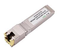 Wiitek 100 mètres, module SFP+ 10 Go vers RJ45, émetteur-récepteur Ethernet en cuivre 2,5 G/5G/10 GBase-T pour Ubiquiti UF-RJ45-10G, port SFP+ 10 Go, faible consommation d'énergie