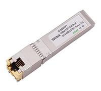 Wiitek Modules cuivre 10G SFP+ vers RJ45, émetteur-récepteur Ethernet cuivre vers SFP+ Compatible avec Intel E10GSFPT (Cat 6a/7 ou supérieur, 30 m)