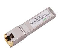Wiitek Modules SFP+ vers RJ45 en cuivre, émetteur-récepteur 10GBase-T compatible avec Arista SFP-10GE-T (Cat 6a/7 ou mieux, 30 mètres), marche arrière pour 5GBase-T, 2.5GBase-T