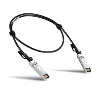 Wiitek pour Compatible avec Cisco 10 G SFP + Passif câble en cuivre, 10 GBASE-CU câble Twinax 1M (30AWG) noir