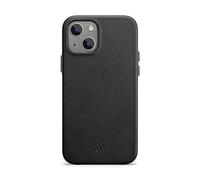 WIIUKA Coque en cuir pour iPhone 14 Plus - Ultra fine - Pour iPhone 14 Plus - Noir