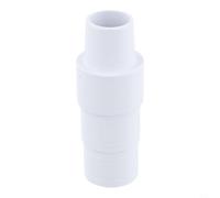WIIYENA 4558 Adaptateur de tuyau d'aspirateur pour piscine Intex, raccord de tuyau de 3,2 cm et 3,8 cm, accessoire de nettoyage de piscine en plastique blanc