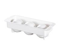 WIIYENA Bac à glaçons rond 3D avec couvercle en plastique style diamant pour réfrigérateur sphérique DIY moules à glaçons outils de cuisine, trois carrés