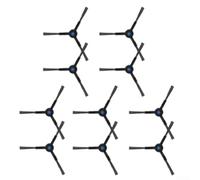 WIIYENA Brosses latérales de rechange pour ECOVACS pour Deebot T50 PRO Kit d'accessoires pour robot aspirateur