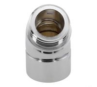 WIIYENA Coude de douche G1/2 douchette à main douchette coudée pommeau de douche coudé rotation manuelle adaptateur anti-enroulement adaptateur de buse de douche coude