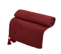 WIIYENA Couverture chauffante à chauffage rapide avec trois contrôles de température, parfaite pour rester au chaud à la maison ou (rouge)