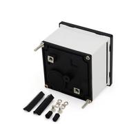 WIIYENA CP-72 Ampèremètre analogique AC avec cadran numérique, accès direct 5 mA-50 A, précision 1,5, boîtier ignifuge ABS pour contrôle industriel et électrique