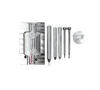 WIIYENA Ensemble d'outils de réparation extérieur et intérieur avec base d'insertion usinée CNC et pince à ressort, dispositifs d'allumage au butane, comme indiqué (standard)