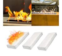 WIIYENA Foyer en céramique éponge chambre de combustion éthanol 300 x 100 x 38 pour mm, fibre CMS haute température, 1 pièce