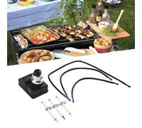 WIIYENA Kit d'allumage 4 en 1 pour barbecue - 6 électrodes pour PitBoss Memphis - Pièces de jardin d'extérieur