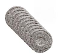 WIIYENA Kit de chiffon de nettoyage pour robots Mova P50 Pro Ultra, P10 Ultra et P10 Pro Ultra, lot de 4 tampons de rechange en microfibre pour un nettoyage efficace