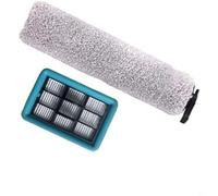WIIYENA Kit de rechange pour brosse rouleau Bissell/pour CROSSWAVE HF2 3845N 3831, brosse à récurer le sol, ensemble de filtres principaux pour aspirateur (1 brosse rouleau + 1 filtre)