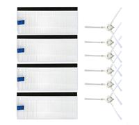 WIIYENA Kit de remplacement de filtre et brosse latérale pour aspirateur ISWEEP X3 pour R30 pour Airbot A500 pour robot Mbot 900 avec 6 brosses et 4 filtres