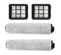 WIIYENA Kit de remplacement pour aspirateur sans fil Bissell pour CrossWave HF3 3649A avec 2 filtres et 2 brosses à rouleau pour un nettoyage humide et sec efficace