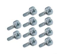 WIIYENA Lot de 10 boulons M5X14 pour tronçonneuses Stihl Ms231, Ms231C, Ms251, Ms251C, MS271, Ms271C, MS291 - Remplacement pour 9022-319-1028