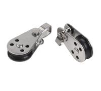 WIIYENA Lot de 10 poulies à bascule en acier inoxydable et nylon de 25 mm pour voilier, yacht et bateau, pièces de jardin, 316