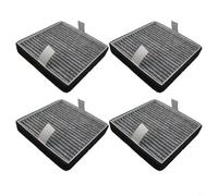 WIIYENA Lot de 2/4 filtres HEPA H13 de rechange pour purificateur d'air Febreze pour OdorGrab FHT150W FRF105, avec charbon actif, filtration triple couche (lot de 4)