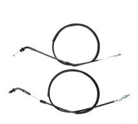 WIIYENA Lot de 2 câbles d'accélérateur pour Honda Cb350, Cb400, Cb550, Cb750, Cl360, Ft500, Crf250L, Rebel 250, Cmx250C