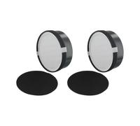 WIIYENA Lot de 2 filtres + 2 filtres à charbon actif pour aspirateurs Levoit Lv-H132 et Lv-H132-Rf - Accessoires de rechange pour aspirateur Levoit Lv-H132 et Lv-H132-Rf