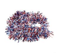 WIIYENA Lot de 2 guirlandes patriotiques décoratives pour le 4 juillet rouge, blanc, bleu, guirlande brillante à suspendre pour fête de l'indépendance