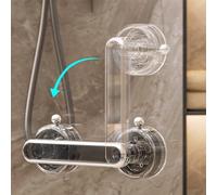 WIIYENA Lot de 2 poignées de porte en verre à ventouse pour salle de bain - Poignée de porte en plastique