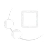 WIIYENA Lot de 2 rondelles Spx1091G pour écumeur automatique Hayward, pour Sp1091Lx et Sp1091Wm, blanc de rechange pour filtre automatique, 17,8 x 18,3 cm