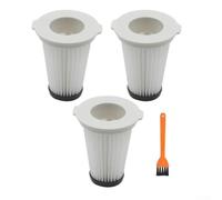 WIIYENA Lot de 3 filtres de rechange avec brosse de nettoyage pour aspirateur Einhell Te-Sv 18 Li - Lavables et résistants à la poussière