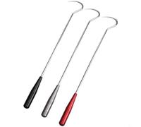 WIIYENA Lot de 3 hameçons d'ancrage pour pêche sur glace avec poignées résistantes et base magnétique pour un levage sécurisé des poissons sur les bateaux et les lieux d'eau douce