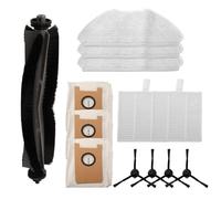 WIIYENA Lot de 4/10 brosses latérales de rechange pour aspirateur robot Ilife V3X - Lot de 6 sacs à poussière et filtres de rechange pour aspirateur