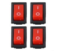 WIIYENA Lot de 4 interrupteurs d'arrêt pour débroussailleuse Stihl Bg55, Bg65, Bg85, Fs45, Fs46, Fs55, remplace OEM 4229 430 0203