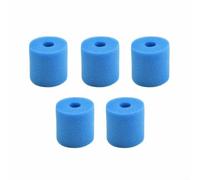 WIIYENA Lot de 5 cartouches en mousse pour filtre de piscine Intex de type H - Réutilisables et lavables - 10,2 x 9 cm