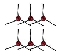 WIIYENA Lot de 6 brosses latérales de rechange pour aspirateurs pour Laresar pour Mars01 et pour Lubluelu pour Sl68 Robots Aspirateurs pour éliminer la saleté des bords