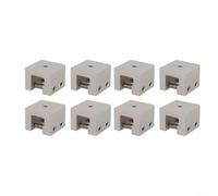 WIIYENA Lot de 8 colliers de serrage de toit en alliage d'aluminium pour le montage de panneaux solaires PV sur des toits métalliques pliés
