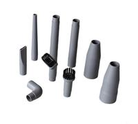 WIIYENA Lot de 9 accessoires d'aspirateur avec buse de brosse, brosse à poussière en crin de cheval et suceur plat pour tuyaux de 32 mm et 35 mm pour rideaux, tissus d'ameublement,