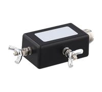 WIIYENA Mini balun 1:9 pour antenne à ondes courtes HF, transformateur balun haute fréquence pour station QRP extérieure et équipement audio, puissance SSB inférieure à 100 W, noir