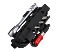 WIIYENA Outil de réparation de vélo de montagne, clé à cliquet, ensemble d'outils combinés, accessoires de vélo pour scénarios, poignée courte et longue poignée