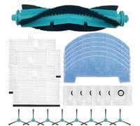 WIIYENA Pièces de rechange pour aspirateur robot Cecotec pour Conga 2499 Ultra Home Advanced Robot Aspirateur, accessoires brosse principale, brosse latérale, filtre, chiffon serpillère, sacs à