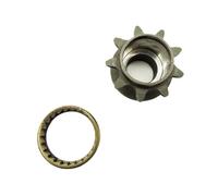 WIIYENA Pignon de roue libre 9T pour vélo avec moyeu à roulement, diamètre intérieur 24 mm, épaisseur 28 mm, diamètre extérieur 35 mm, 76 g