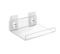 WIIYENA Présentoir mural autocollant en acrylique sans perforation pour salle de bain, cuisine, décoration d'intérieur, A