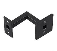 WIIYENA Support de main courante d'escalier - Support mural noir pour balustrade - Accessoire de montage domestique